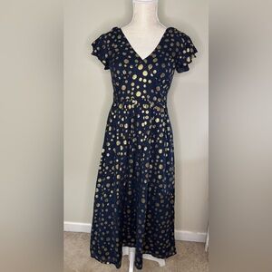 Modcloth "Truly You" midi dress with pockets - size XS, extra-small